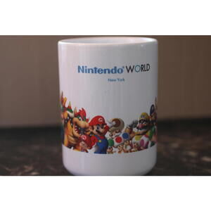 Nintendo World Store New York Coffee Mug Super Mario Characters